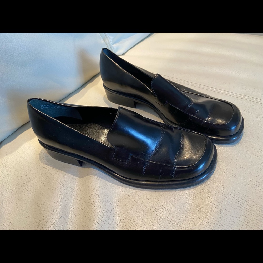 Black loafers size 7